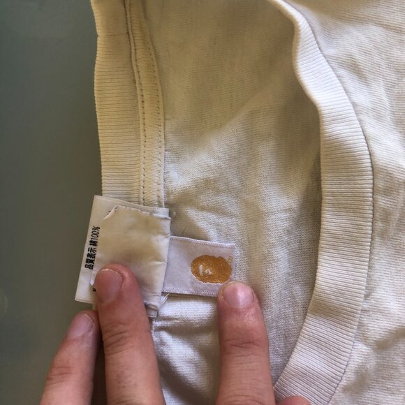 Bape White Graphic Tee - Picture 4 of 7